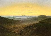 Caspar David Friedrich Giant Mountains painting